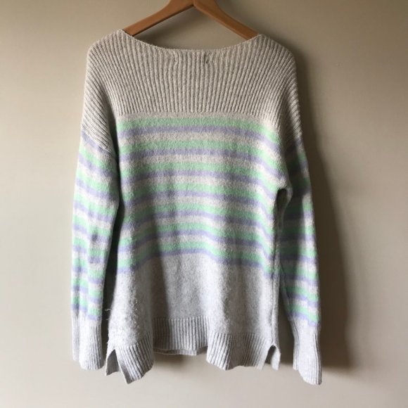 Loft striped pastel sweater - Picture 5 of 5